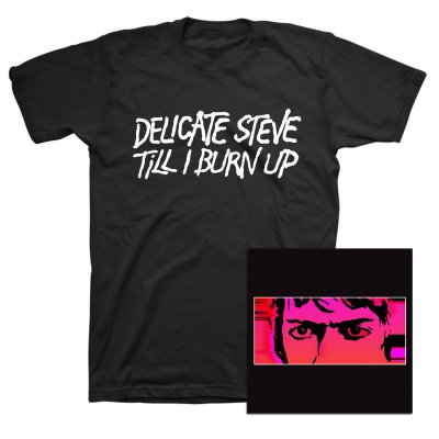 Delicate Steve - Till I Burn Up CD + Tee (Color) Bundle