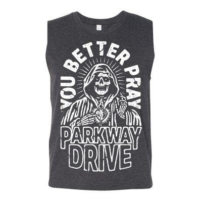 IMAGE | You Better Pray Tank (Dark Grey)