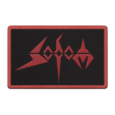 sodom - Red Logo Patch